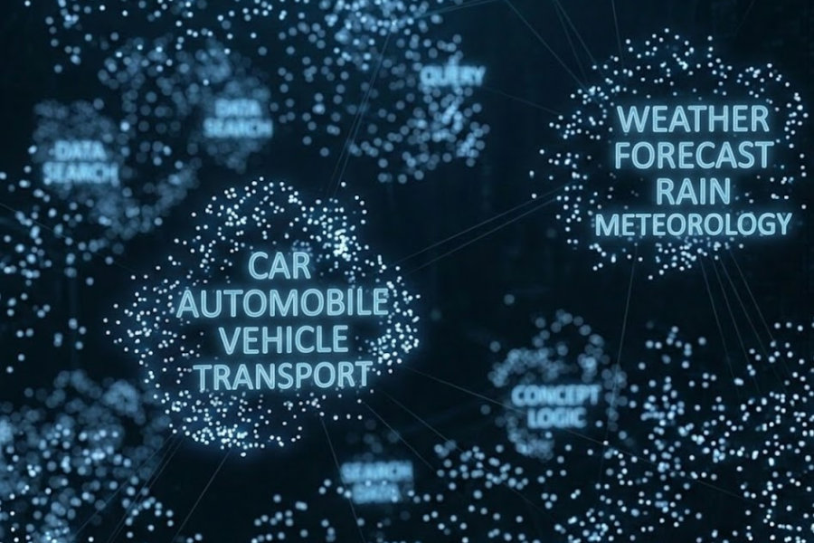 Abstraction of text conversion to vectors using an embedding model