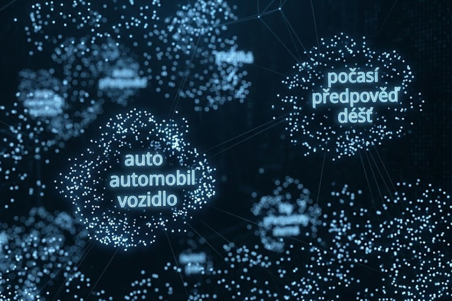 Abstrakce převodu textu na vektory pomocí embedding modelu
